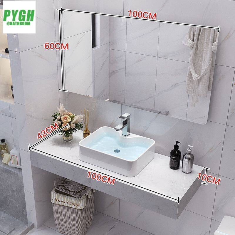 QW- Marble Basin and Smart Glass Bathroom