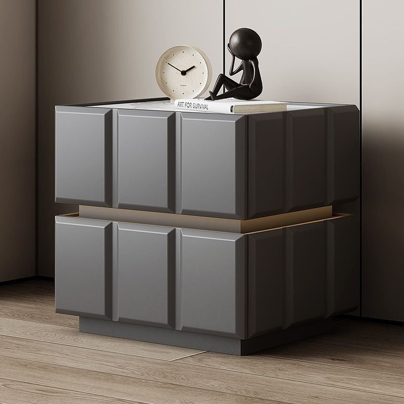 Large Capacity Bedroom Smart Bedside Table Modern Elegant Premium Storage Suspended Simple Light Check