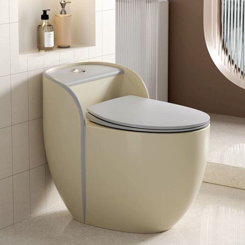 QW- Bathroom Cleaning Ceramic Colorful Toilet Bowl