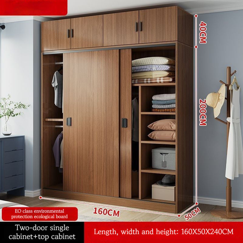 Multi-functional Large Capacity Multi-layer Solid Wood Wardrobe Closet