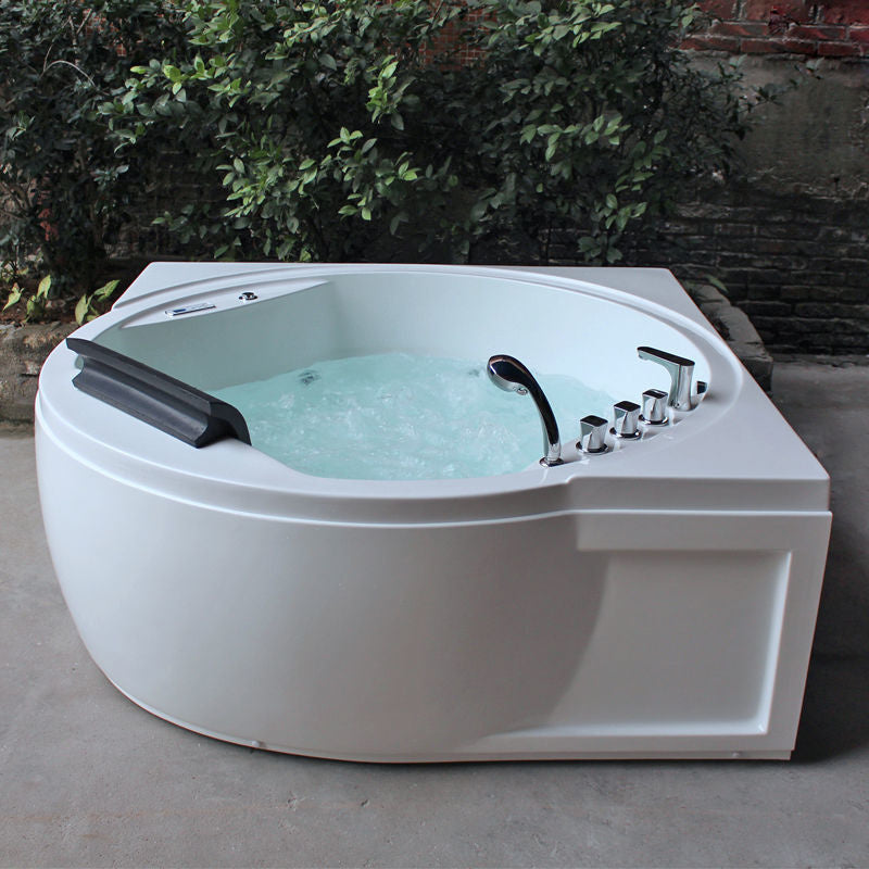 QW- Double Acrylic Heated Temperature Massage Bathtub