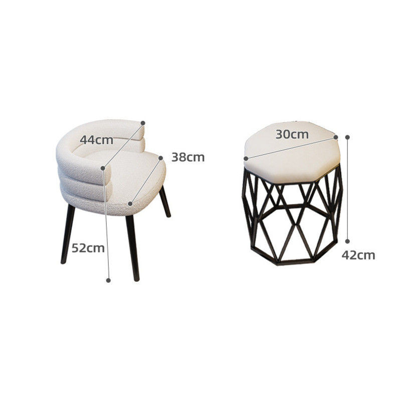 Smart Solid Wood Cream Wind Small Large Bedroom Premium Dressing Table