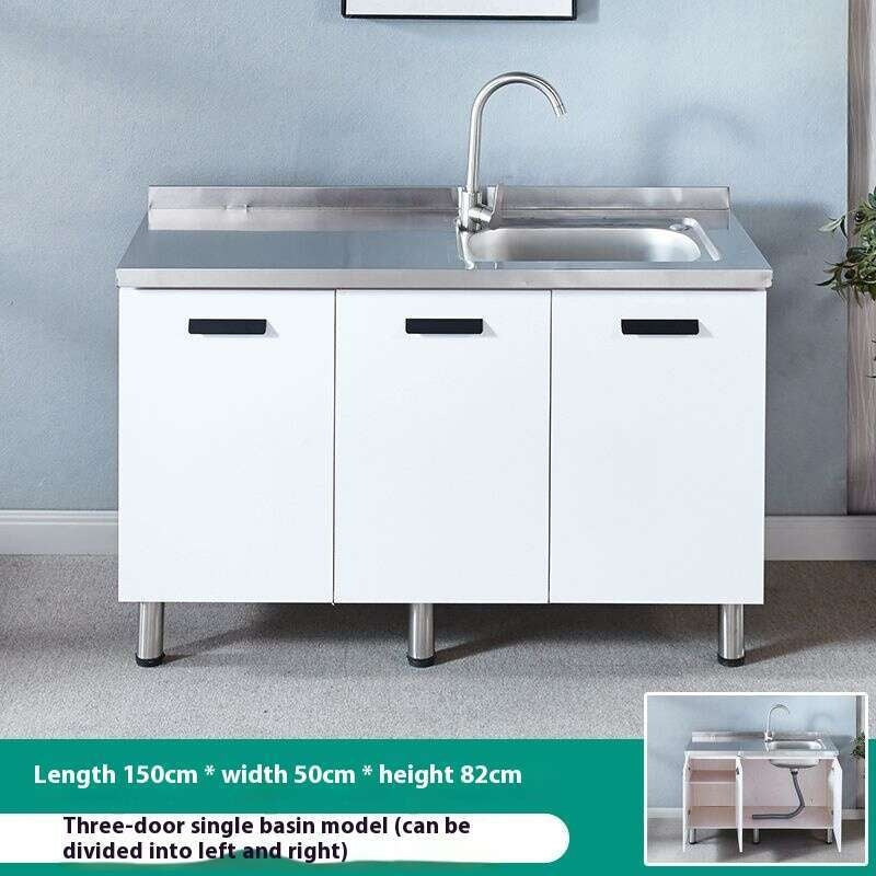 QW- Stainless Steel Cabinet Kitchen storage cabinet with sink included
