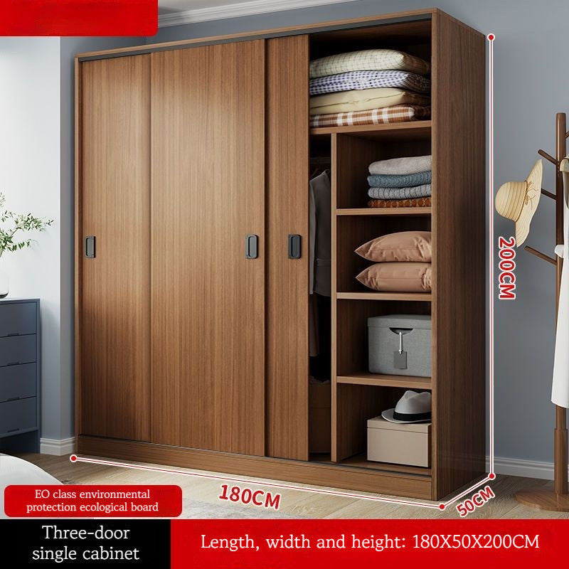 Multi-functional Large Capacity Multi-layer Solid Wood Wardrobe Closet
