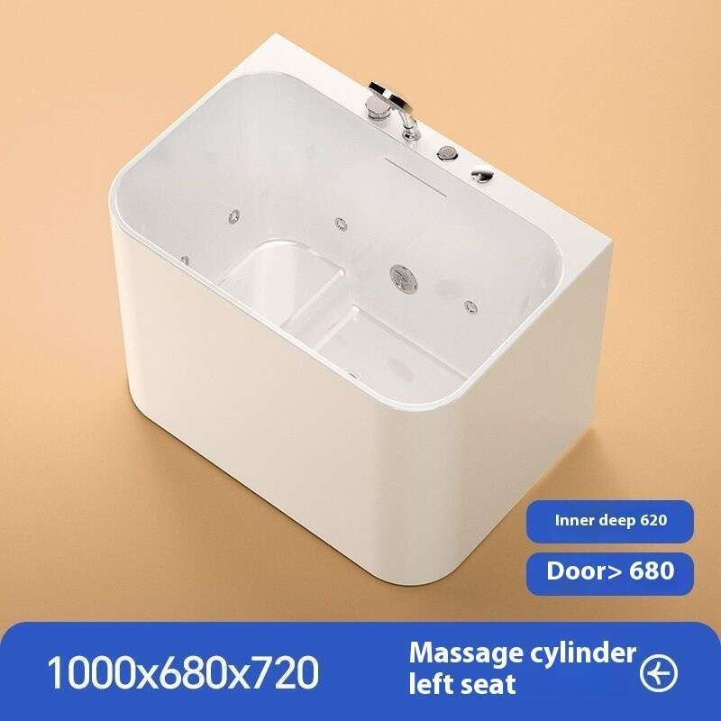 QW- Small Acrylic Spa Heating Bathtub