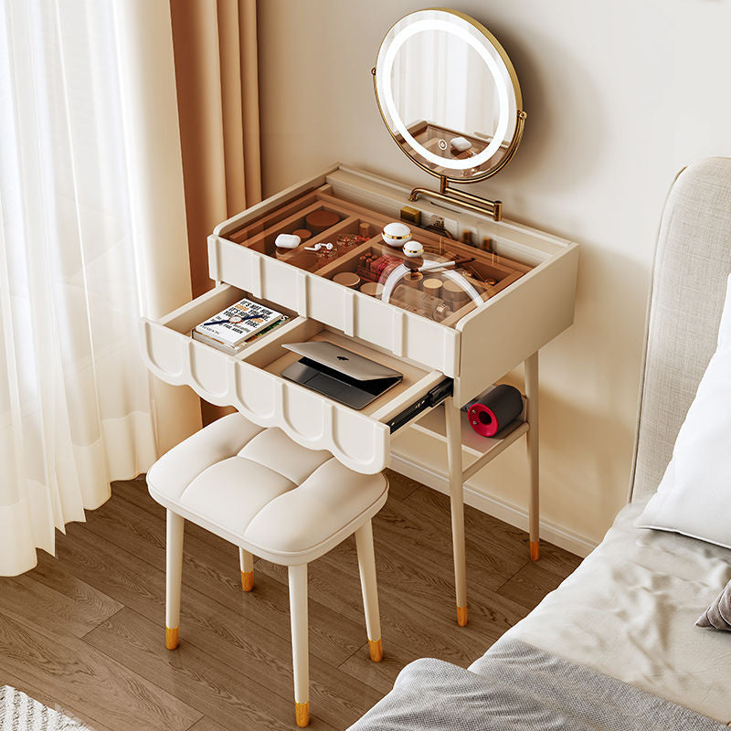 Cream Wind Cosmetic Cabinet One Bedroom Dressing Table Modern Simple Small Home Type