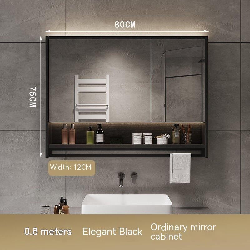 QW- Smart Mirror Bathroom The mirror cabinet in bathroom can eliminate dust and fog by turning on the heater.