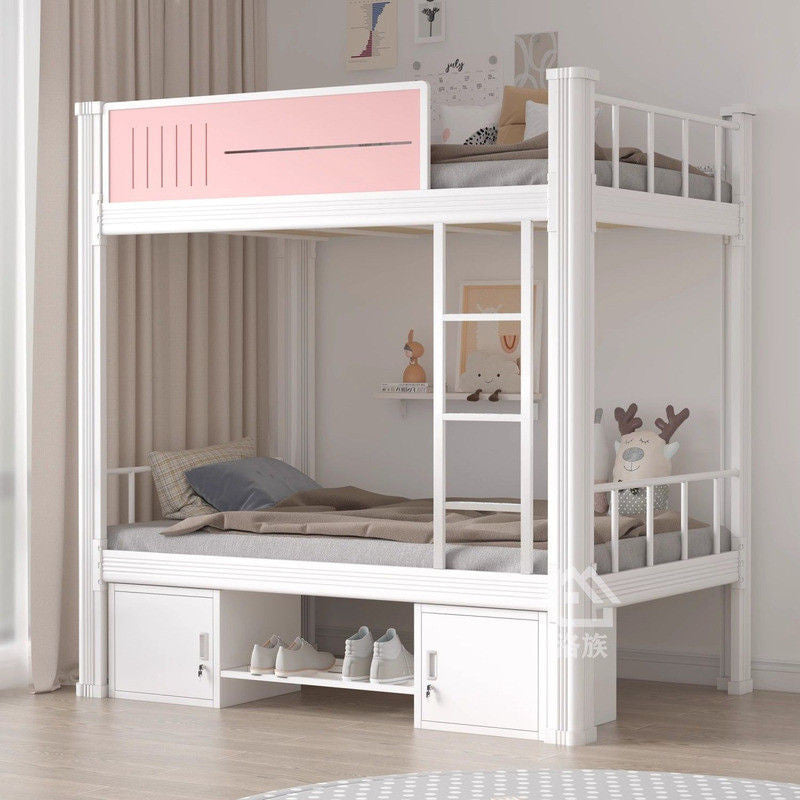 Upper bunk upper lower double beds, apartment shelves, high and low steel shelves