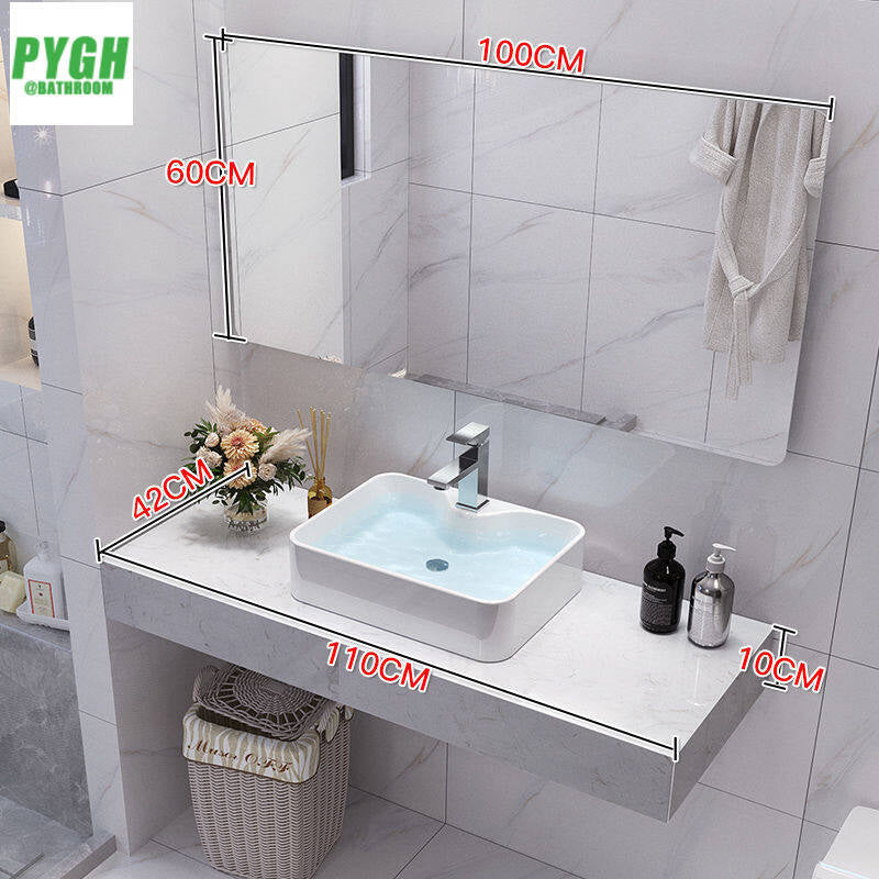 QW- Marble Basin and Smart Glass Bathroom