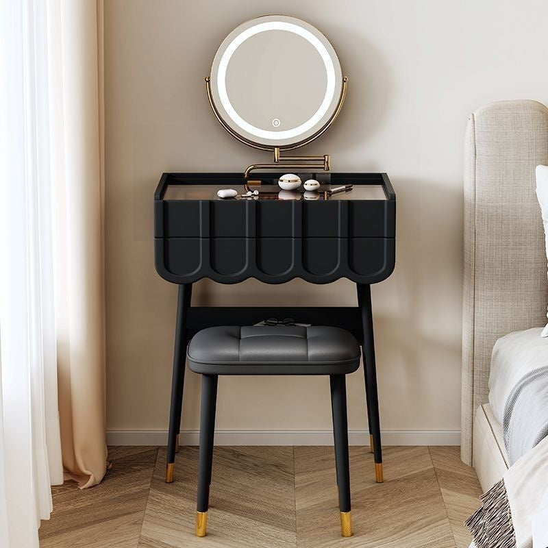 Cream Wind Cosmetic Cabinet One Bedroom Dressing Table Modern Simple Small Home Type