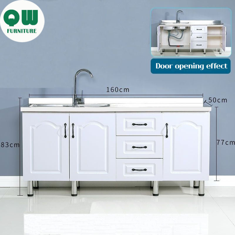 QW- Stainless Steel Utensil for Home Kitchen Storage Cabinet