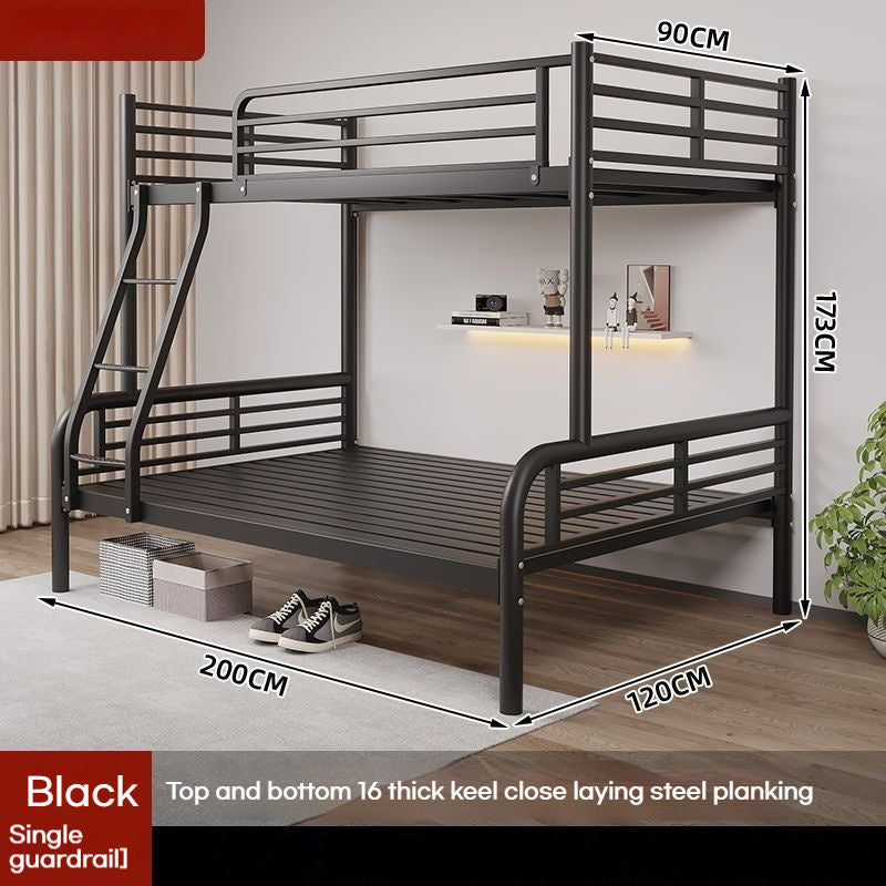 Children's down, wrought iron high low, mother's steel frame, double bed, bunk bed up and down