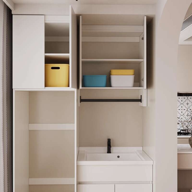 Kabinet Penyimpanan Bilik Tidur Balkoni Aluminium QW- 