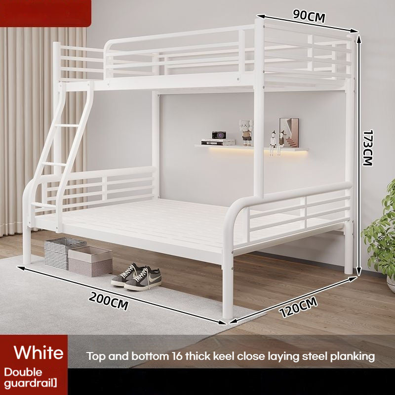 Children's down, wrought iron high low, mother's steel frame, double bed, bunk bed up and down