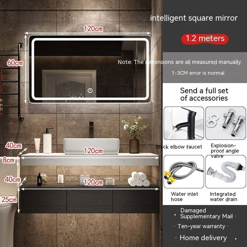 QW- Sink Set Smart Mirror Bathroom Storage Cabinet