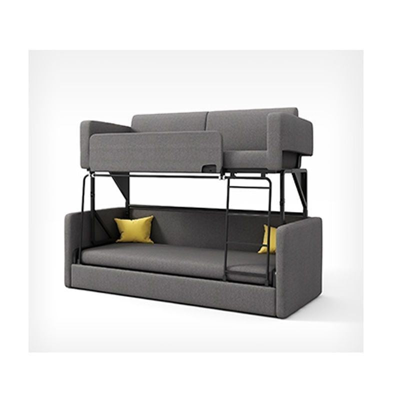 Simple double folding single living room leisure three-fold upper and lower sofa bed