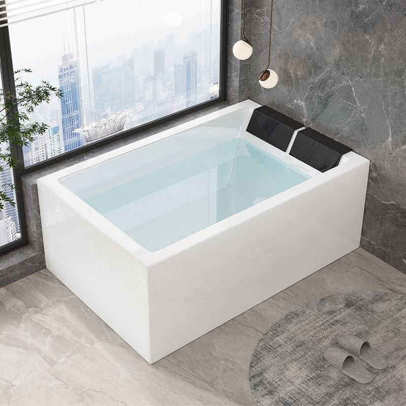 QW- Double Acrylic with Heating System Massage Bathtub