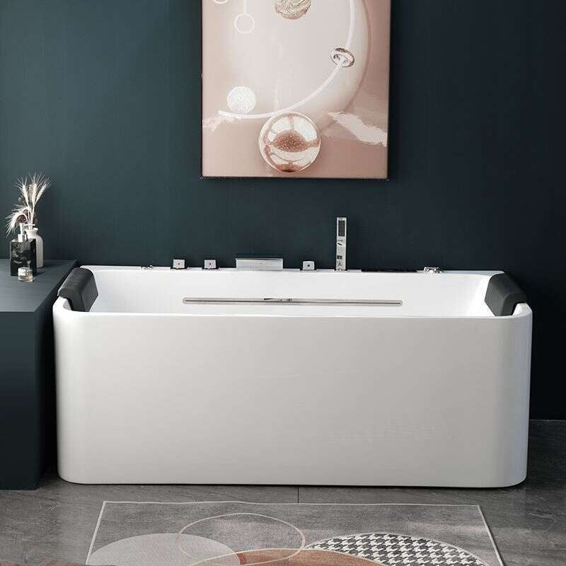 QW- Acrylic Heating System Water Massage Spa Bathtub