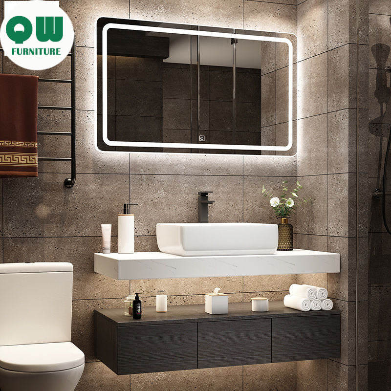 QW- Sink Set Smart Mirror Bathroom Storage Cabinet