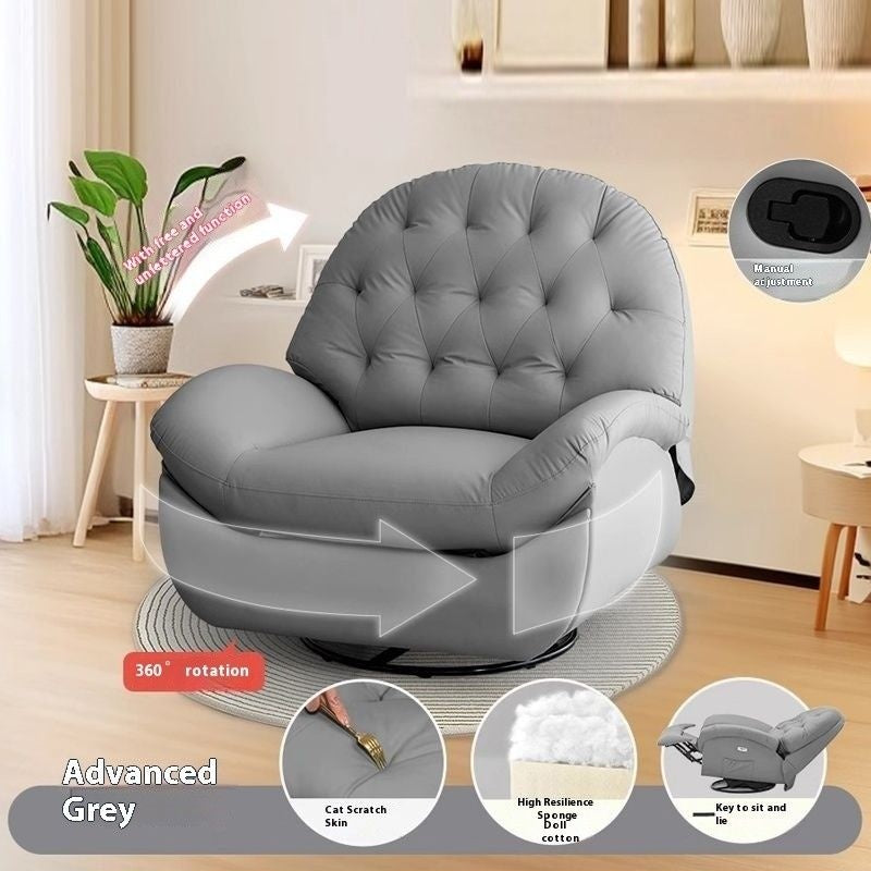 Multi-purpose sofa living space electric relaxation single rotating rocking chair