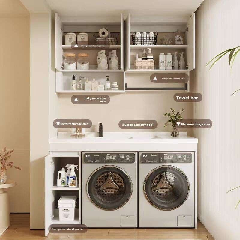 Kabinet Penyimpanan Bilik Tidur Balkoni Aluminium QW- 