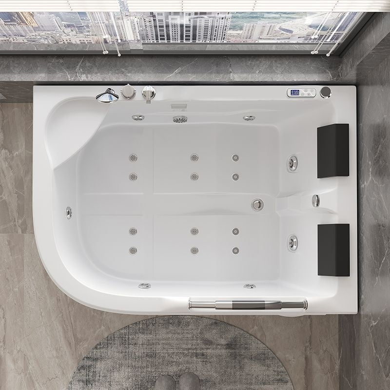 QW- Double Acrylic Heated Temperature Massage Bathtub
