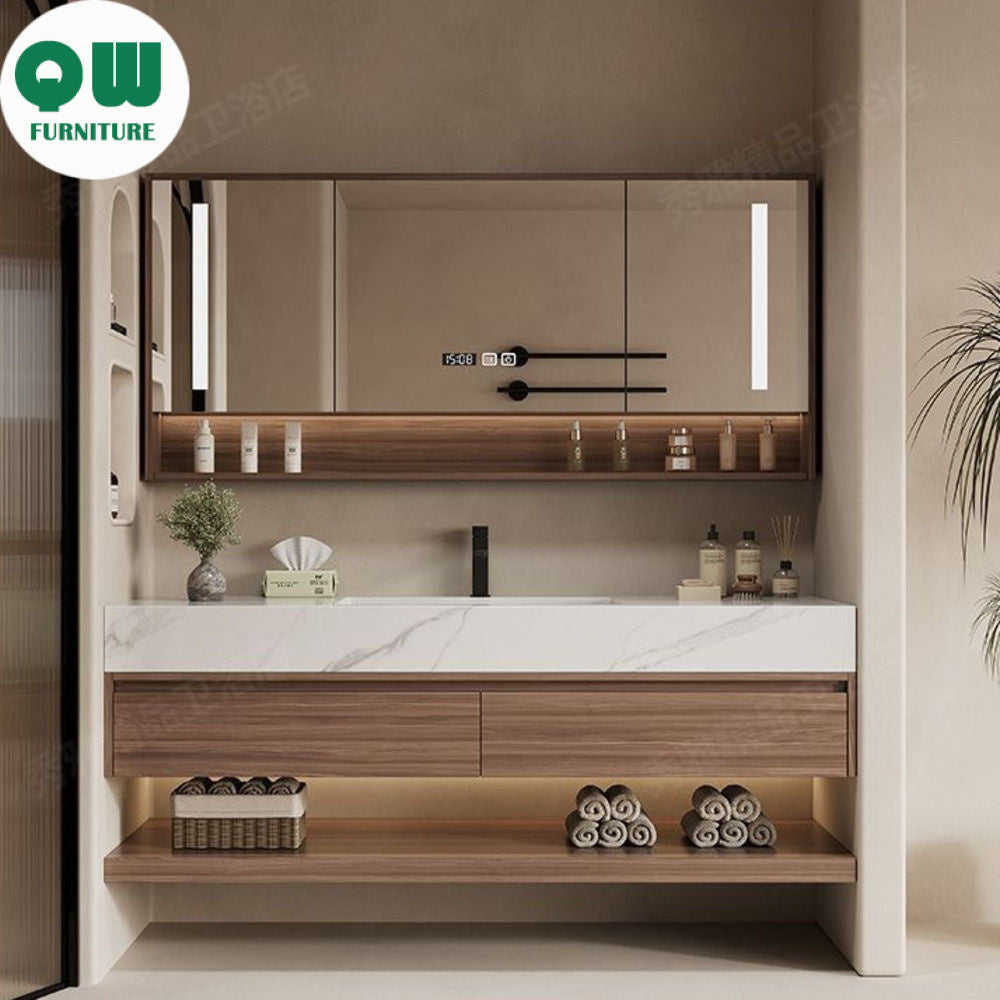 QW- Custom-made Storage Cabinet Smart Mirror in the Bathroom, Bathroom Sink Set