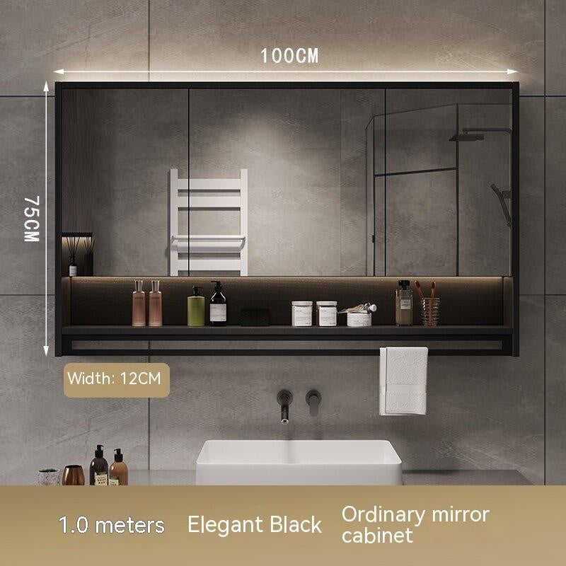 QW- Smart Mirror Bathroom The mirror cabinet in bathroom can eliminate dust and fog by turning on the heater.