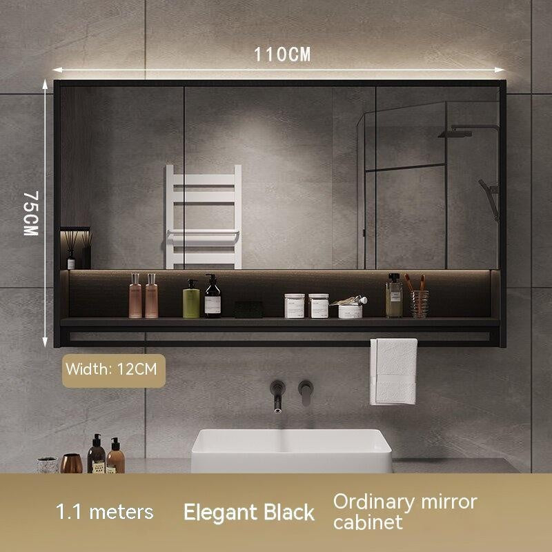 QW- Smart Mirror Bathroom The mirror cabinet in bathroom can eliminate dust and fog by turning on the heater.