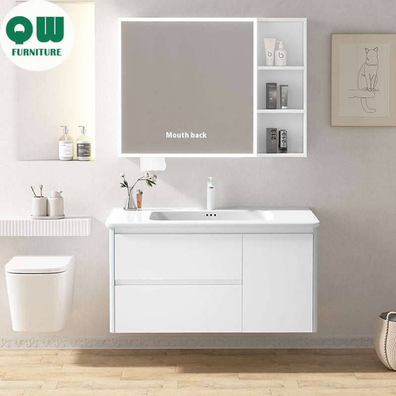 QW- Aluminum Metal Smart Cabinet Set with Bathroom Sink