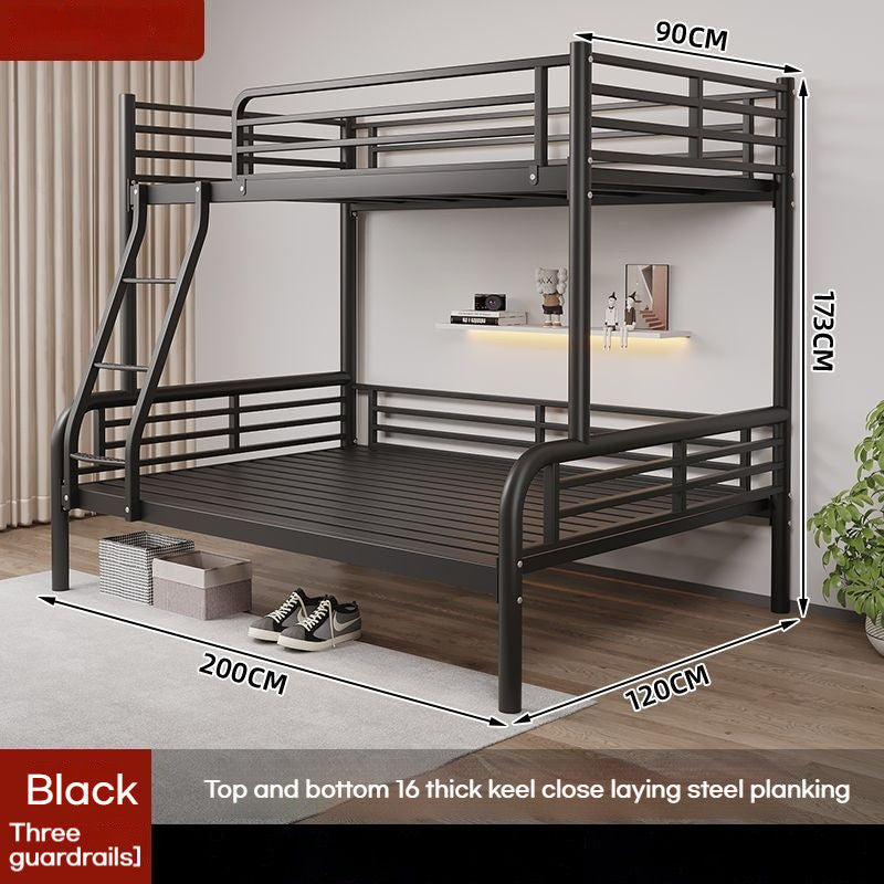 Children's down, wrought iron high low, mother's steel frame, double bed, bunk bed up and down