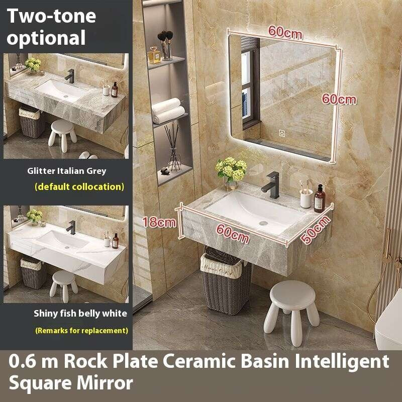 QW- Marble Sink Set for Smart Mirror in the Bathroom