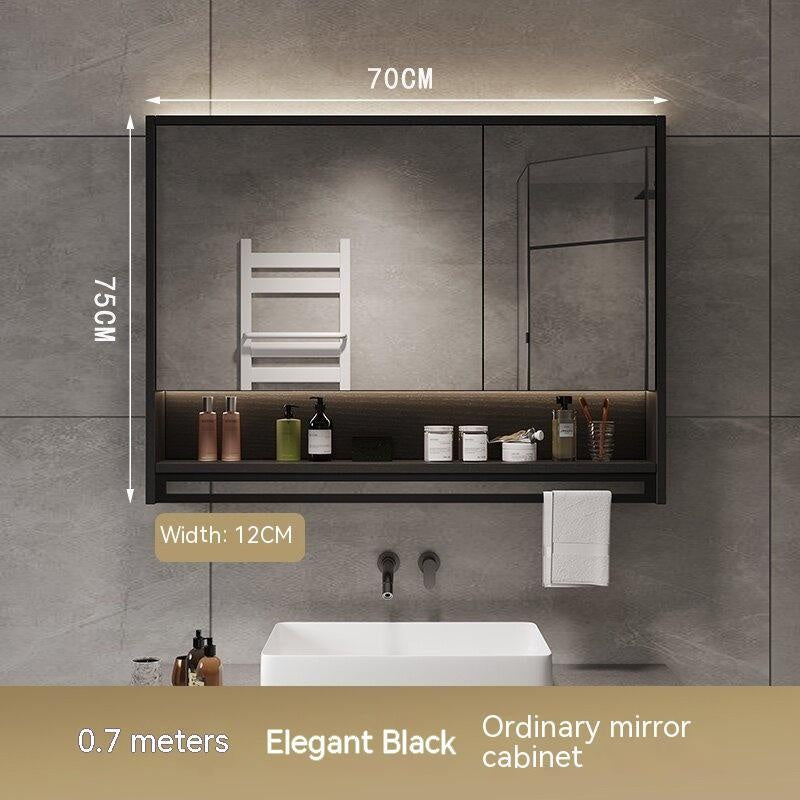 QW- Smart Mirror Bathroom The mirror cabinet in bathroom can eliminate dust and fog by turning on the heater.