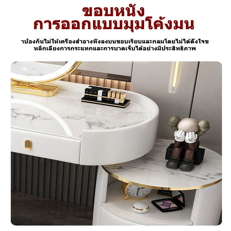 Kabinet Penyimpanan Meja Solek Mewah, Premium, Serbaguna, Kapasiti Besar