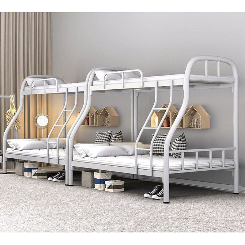 Iron art bunk bed, upper and lower iron shelf bed