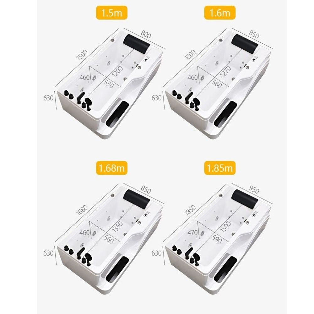 QW- Acrylic Bathtub Surfing constant temperature bathtub