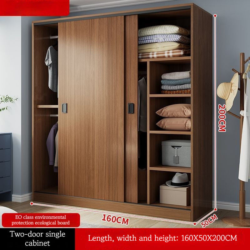 Multi-functional Large Capacity Multi-layer Solid Wood Wardrobe Closet