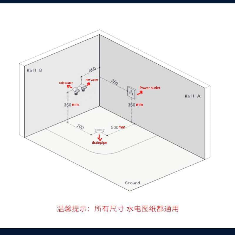 QW- Equilateral Triangle Bathtub with massage Heating system bathtub