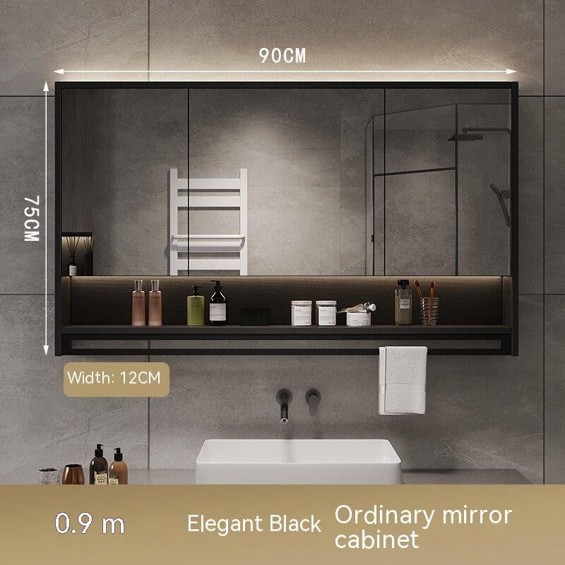 QW- Smart Mirror Bathroom The mirror cabinet in bathroom can eliminate dust and fog by turning on the heater.
