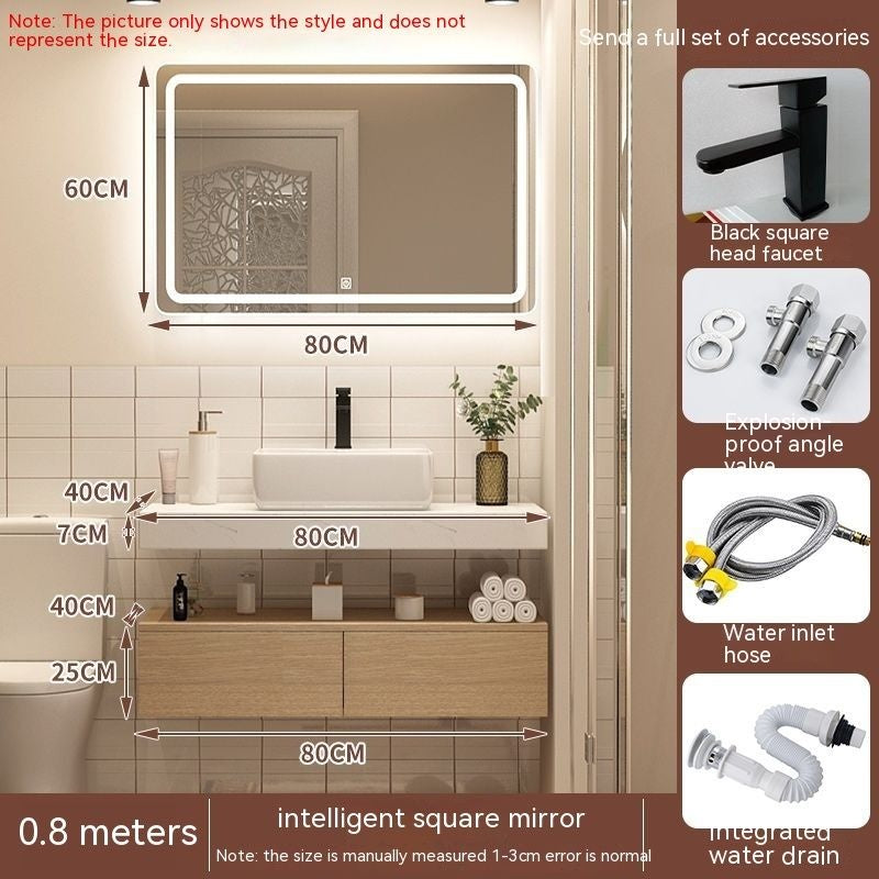 QW- Sink Storage Cabinet, Smart Bathroom Mirror
