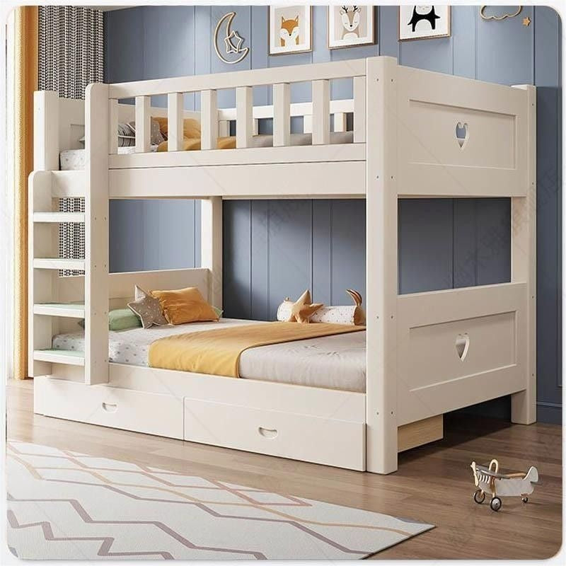 Children's solid wood bunk upper and lower high low multi-purpose double layer mother's bed