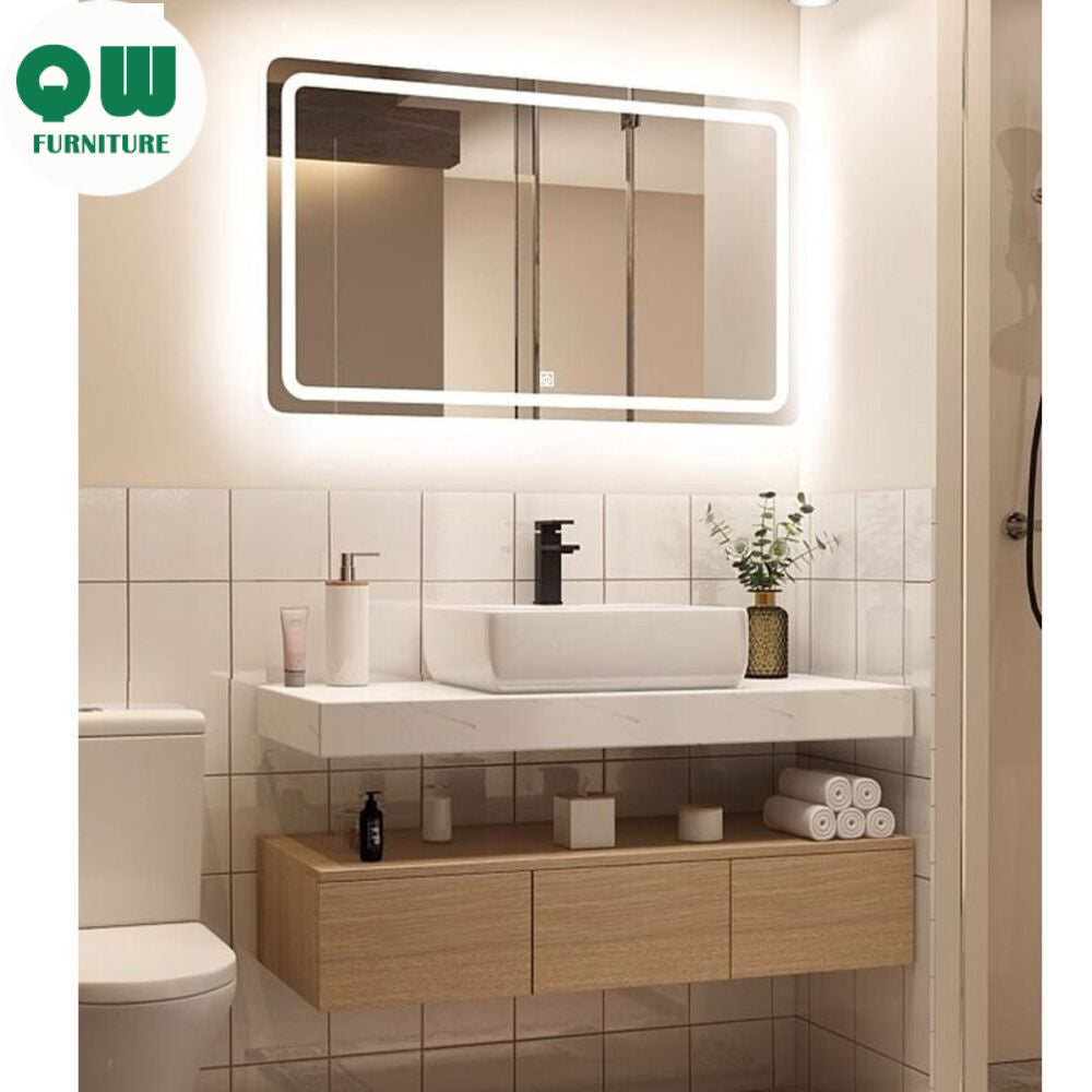 QW- Sink Storage Cabinet, Smart Bathroom Mirror