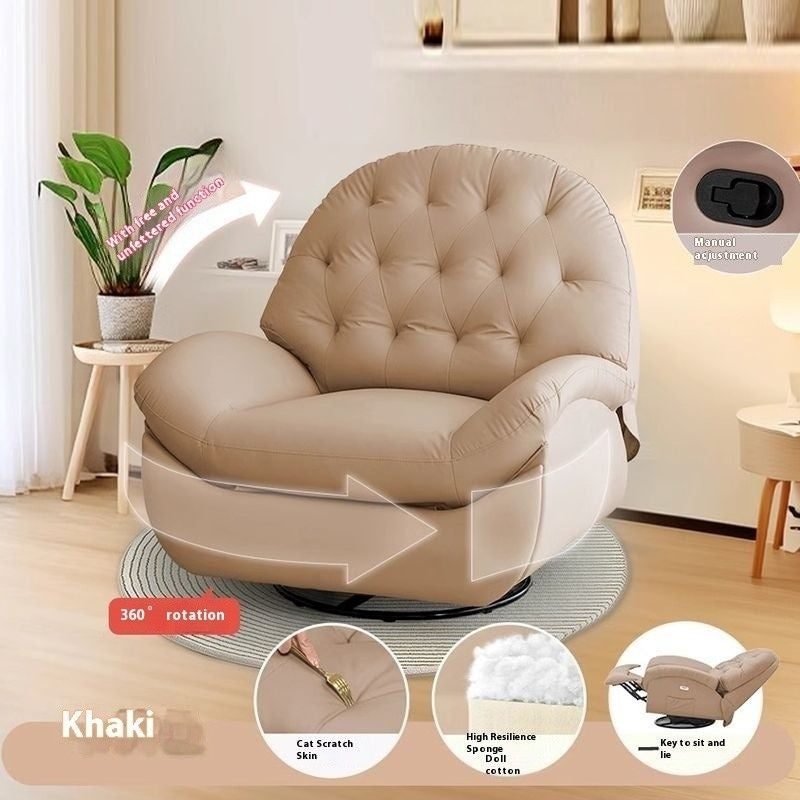 Multi-purpose sofa living space electric relaxation single rotating rocking chair