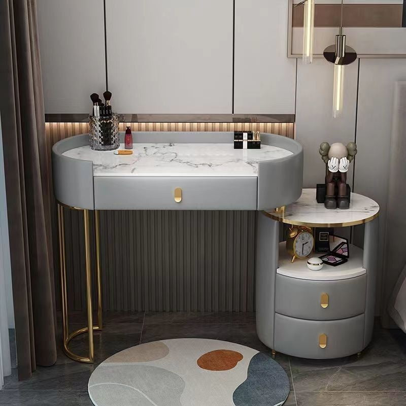 Kabinet Penyimpanan Meja Solek Mewah, Premium, Serbaguna, Kapasiti Besar