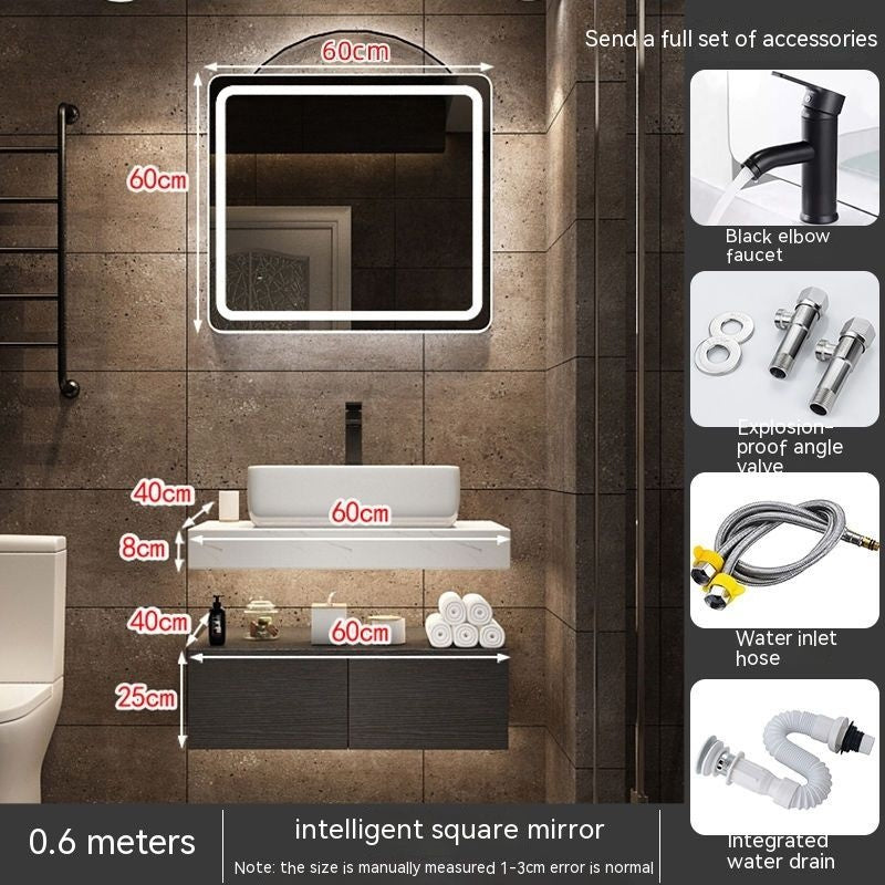 QW- Sink Set Smart Mirror Bathroom Storage Cabinet