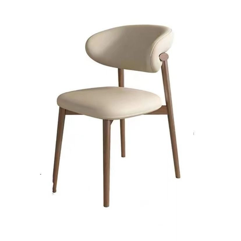 Meja makan gua batu kayu padu gaya Eropah menyokong sepenuhnya reka bentuk yang ringan dan elegan yang sesuai untuk ruang tamu.