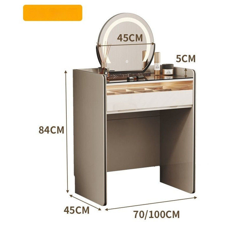 Light Luxury Chest of Drawers, Bedroom Dressing Table, Cosmetic Bed Storage Cabinet, Tail Cabinet
