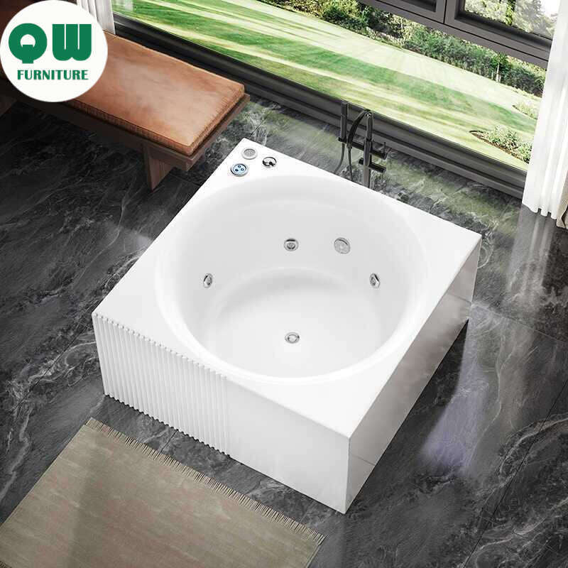 QW- Acrylic Double Spa Bathtub