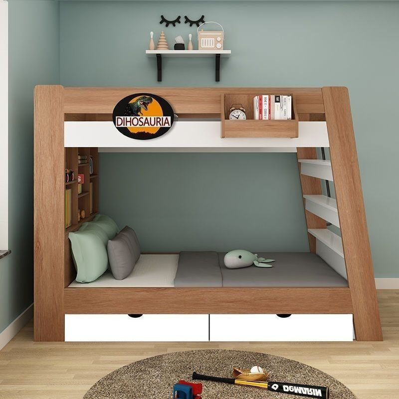 Nordic Creative High Low Mother Up and Children's Two-layer Bed Down 1.2 / 1.5 Meters